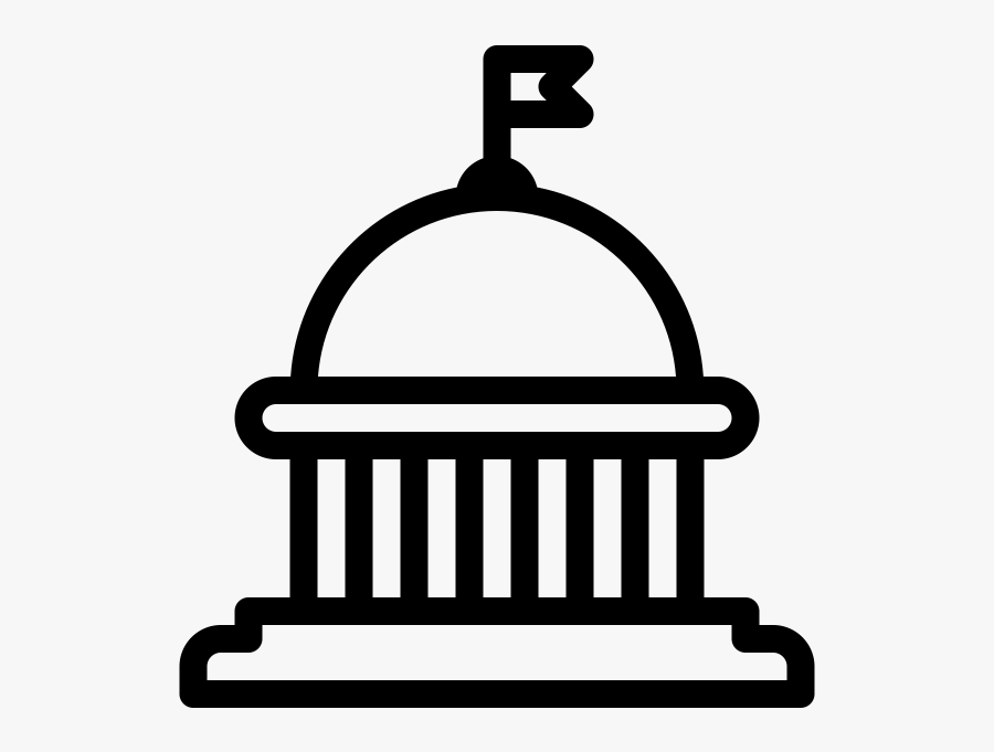 Capitol Building Rubber Stamp - Cat Bell Png, Transparent Clipart