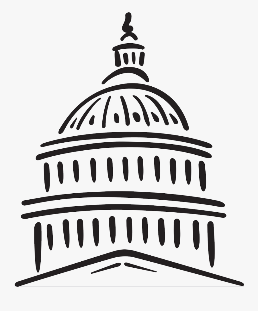 Us Capitol Drawing Easy Clipart , Png Download - Capitol ...