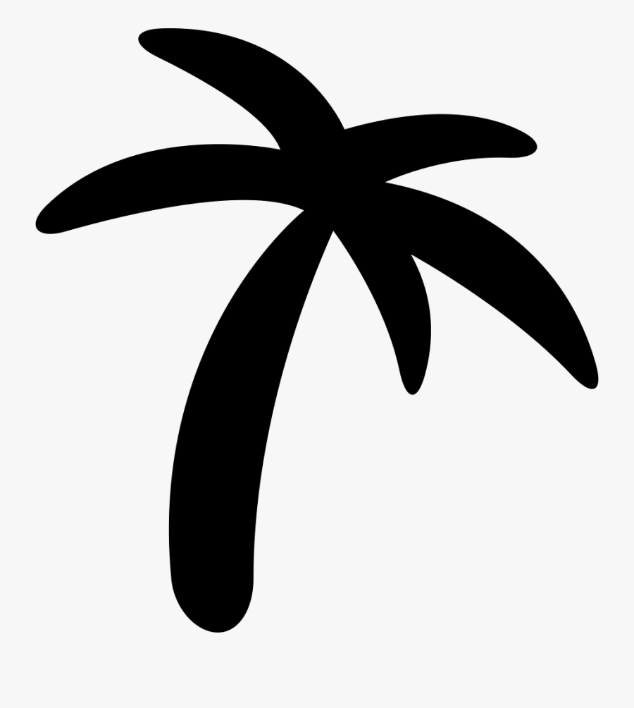 Palm Tree Black Shape Icon , Free Transparent Clipart ClipartKey