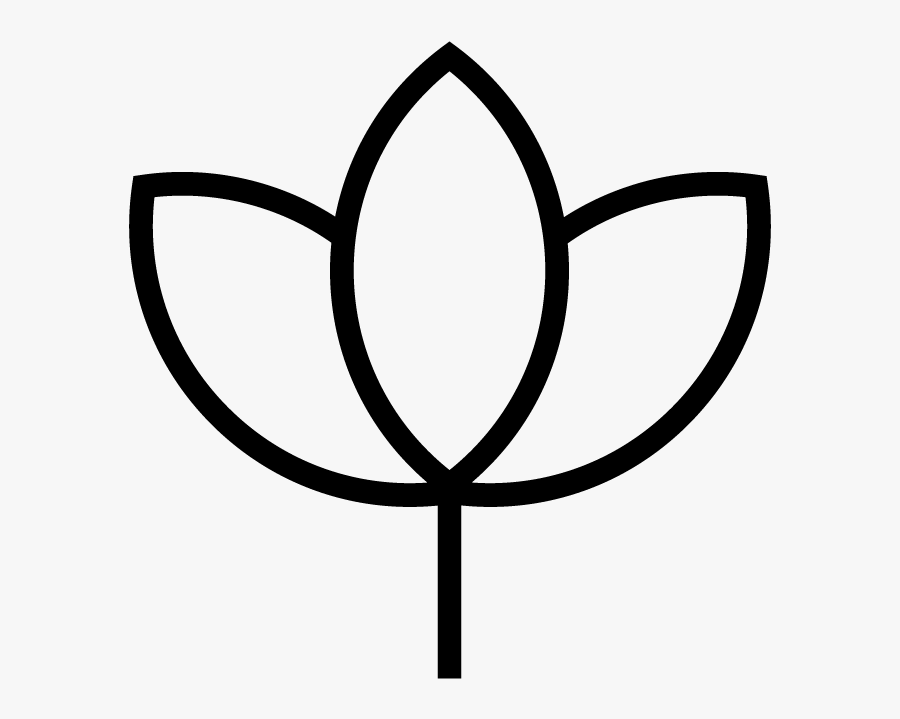 Icon Plant Black - Line Art, Transparent Clipart