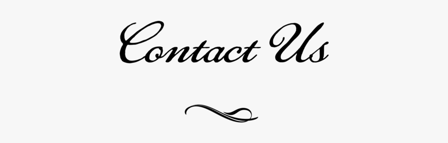 Contactustagline - Calligraphy, Transparent Clipart