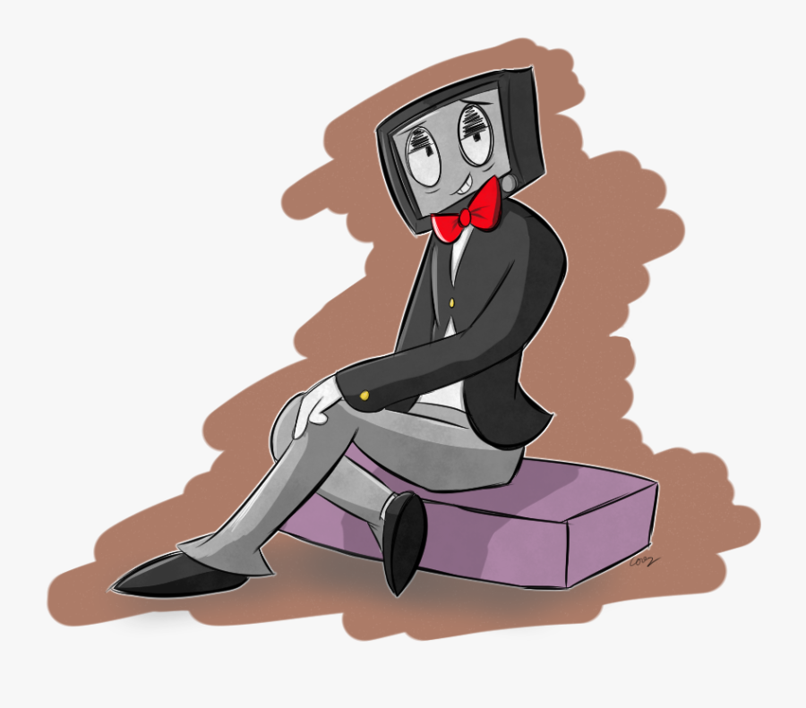 Wonderful Tv Boy - Cartoon, Transparent Clipart