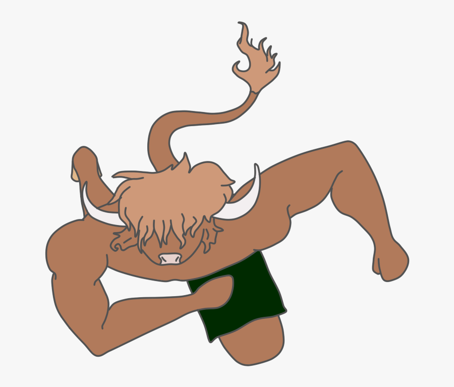 Minotaur Token - Cartoon, Transparent Clipart