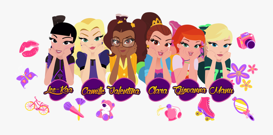 Personagens - Glitter Model, Transparent Clipart