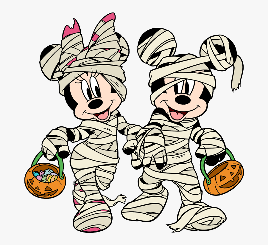 Mummy Mickey And Minnie, Transparent Clipart