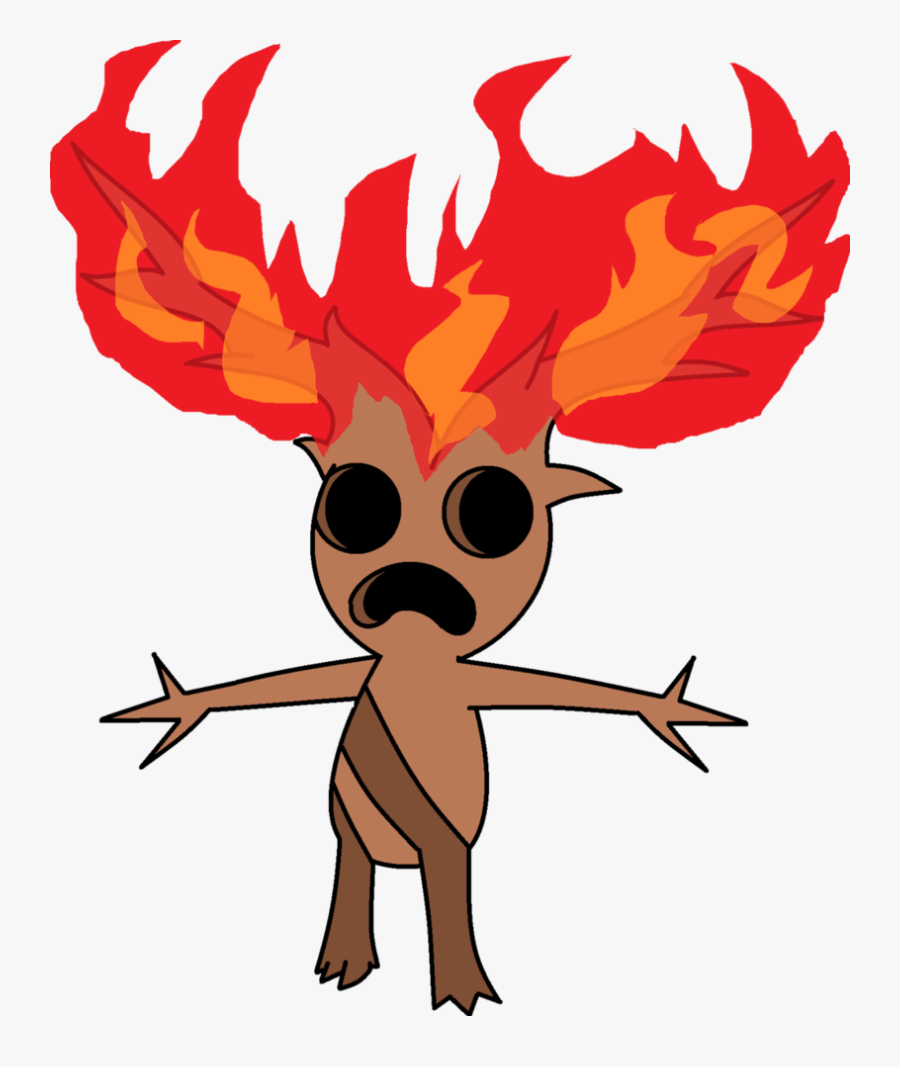 Burning Bushperpetual Agony Pokemon By Maximumspazzitude - Cartoon, Transparent Clipart