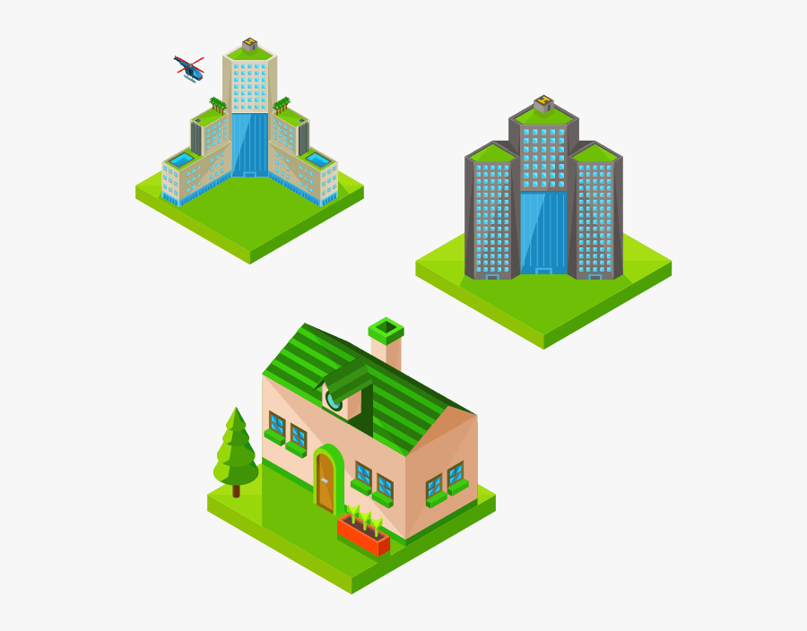 Types Of Buildings - Icon, Transparent Clipart