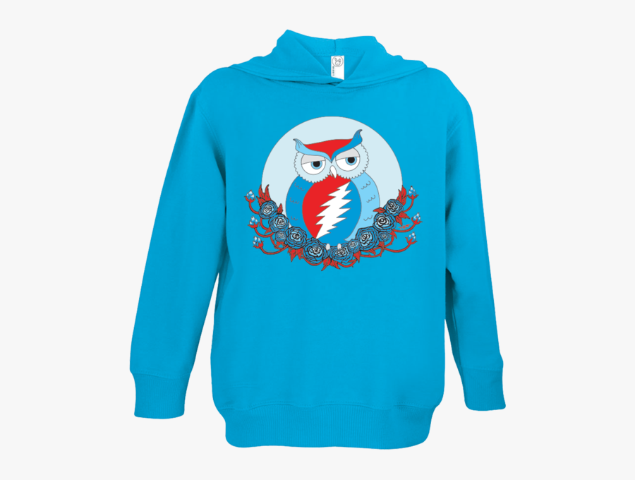 Grateful Dead Owl Toddler Hoodie - Sweatshirt, Transparent Clipart