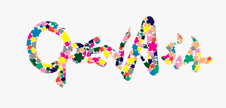 Oa Logo Flower White - Graphic Design, Transparent Clipart
