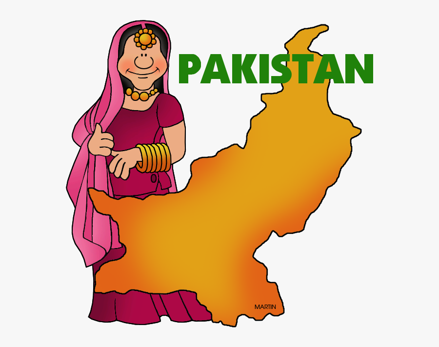 Pakistan Map - Pakistani Culture Clipart Kids, Transparent Clipart