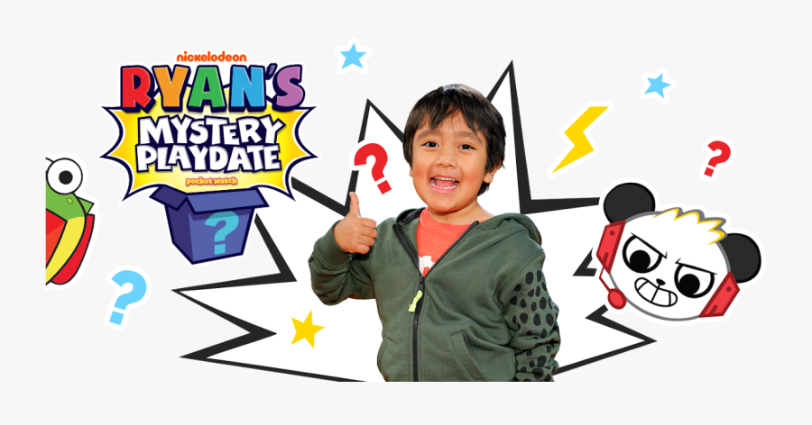 Nickelodeon Ryan's Mystery Playdate Logo, Transparent Clipart