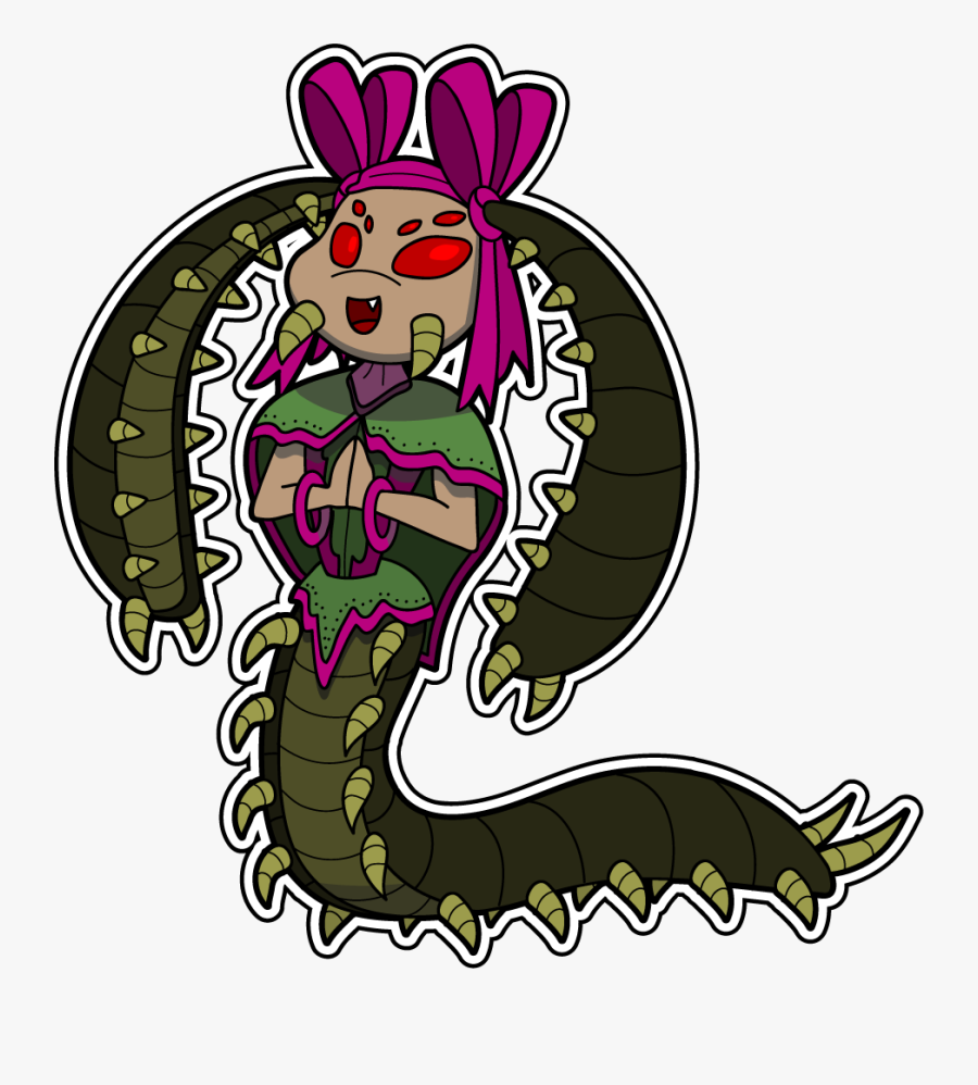 Eggy Here Is A Cute Centipede Girl I Dunno, I Thought - Centipede Girl, Transparent Clipart