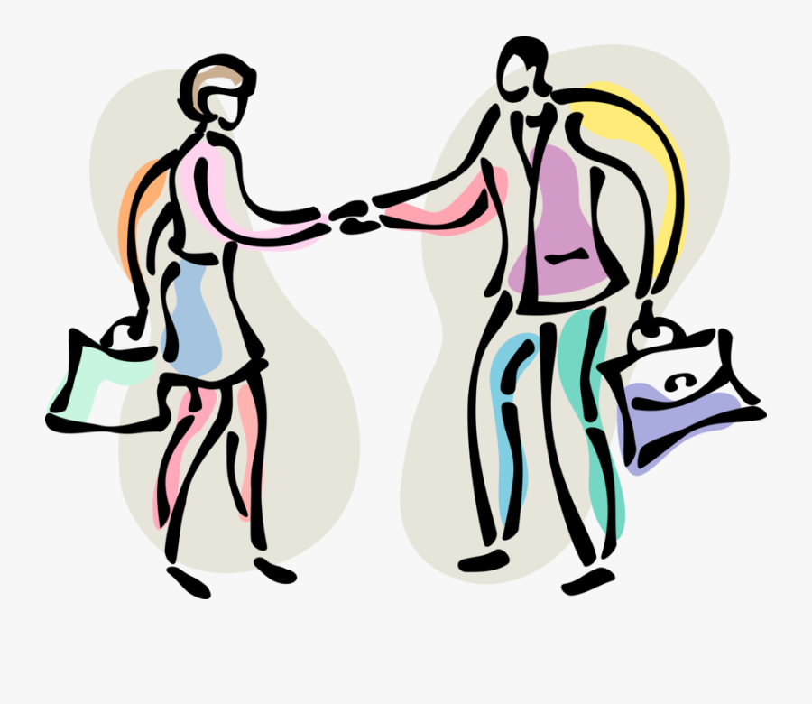 Workers Shaking Hands In, Transparent Clipart