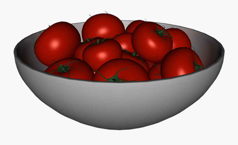 Bowl Of Tomatoes Clipart - Plum Tomato, Transparent Clipart