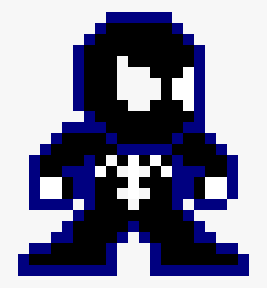 Minecraft Pixel Art Venom, Transparent Clipart