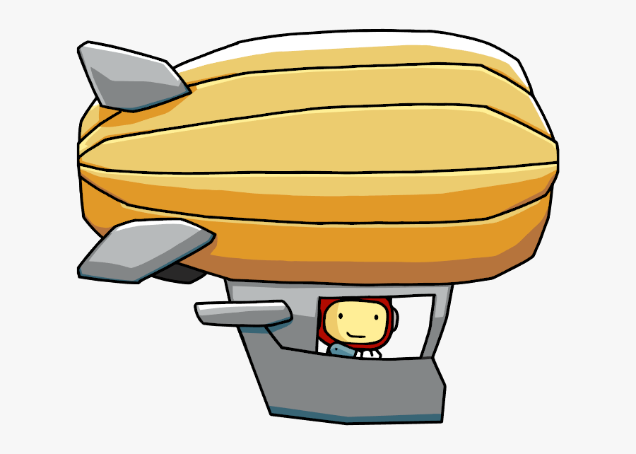 Zeppelin - Zeplin Cartoon, Transparent Clipart