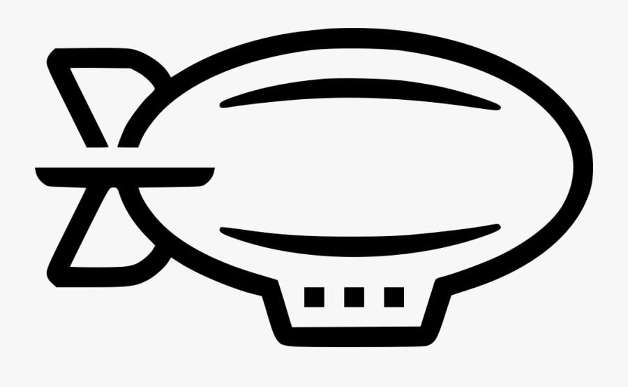 Blimp Zepelin, Transparent Clipart