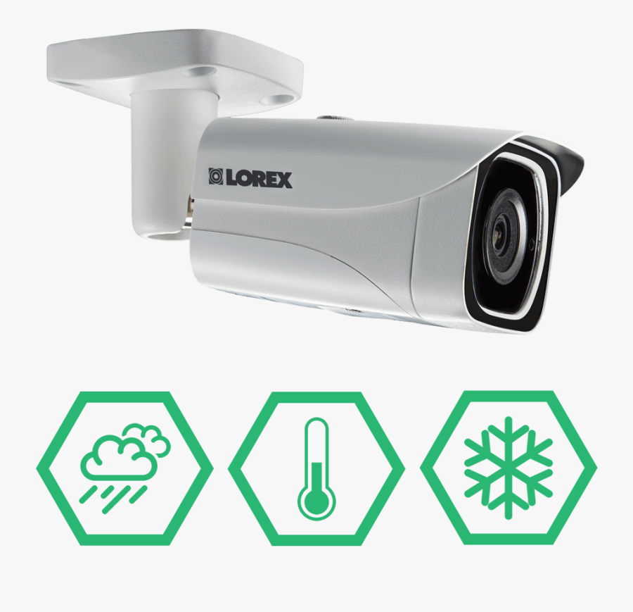 4k Weatherproof & Vandal Resistant Security Camera - All Weather Security Camera On Pole, Transparent Clipart