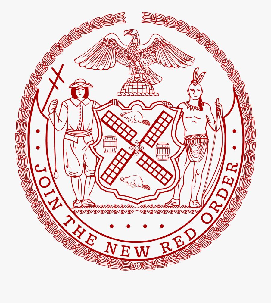 New York Colony Seal, Transparent Clipart