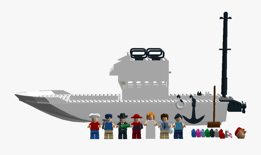 Transparent Minnow Clipart - Gilligan's Island Lego, Transparent Clipart