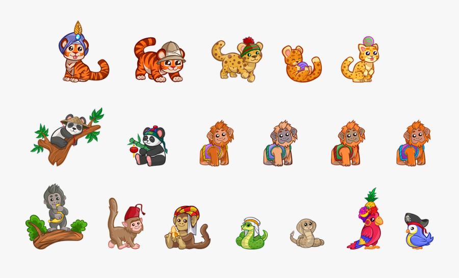 Clipart Forest Night Animals, Transparent Clipart