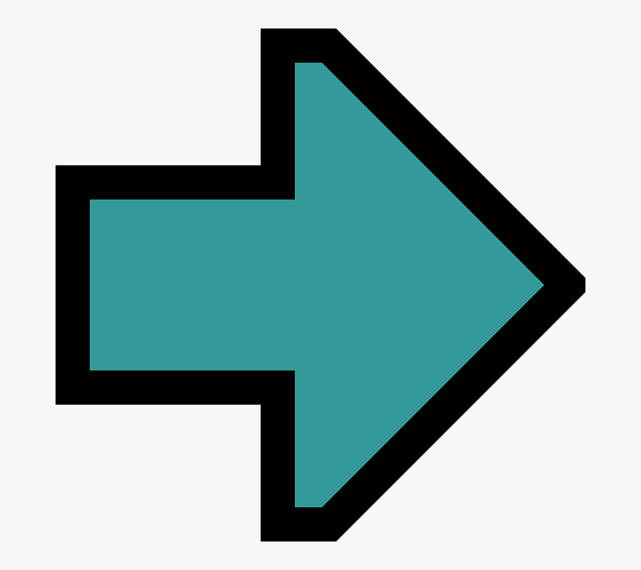 Arrow Point Right, Transparent Clipart