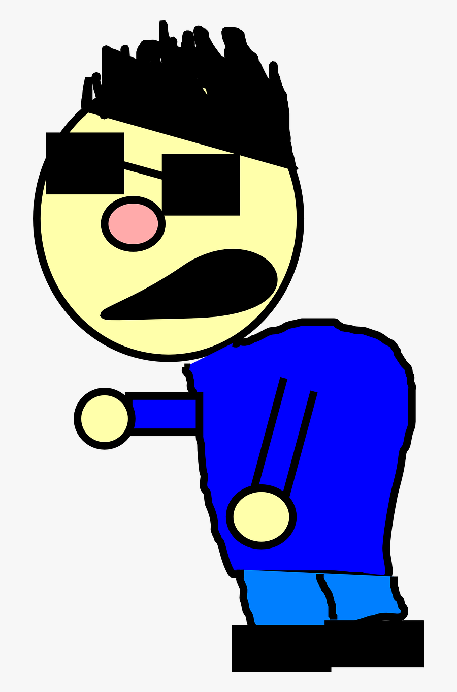 Person Annoyed Glasses Free Photo, Transparent Clipart