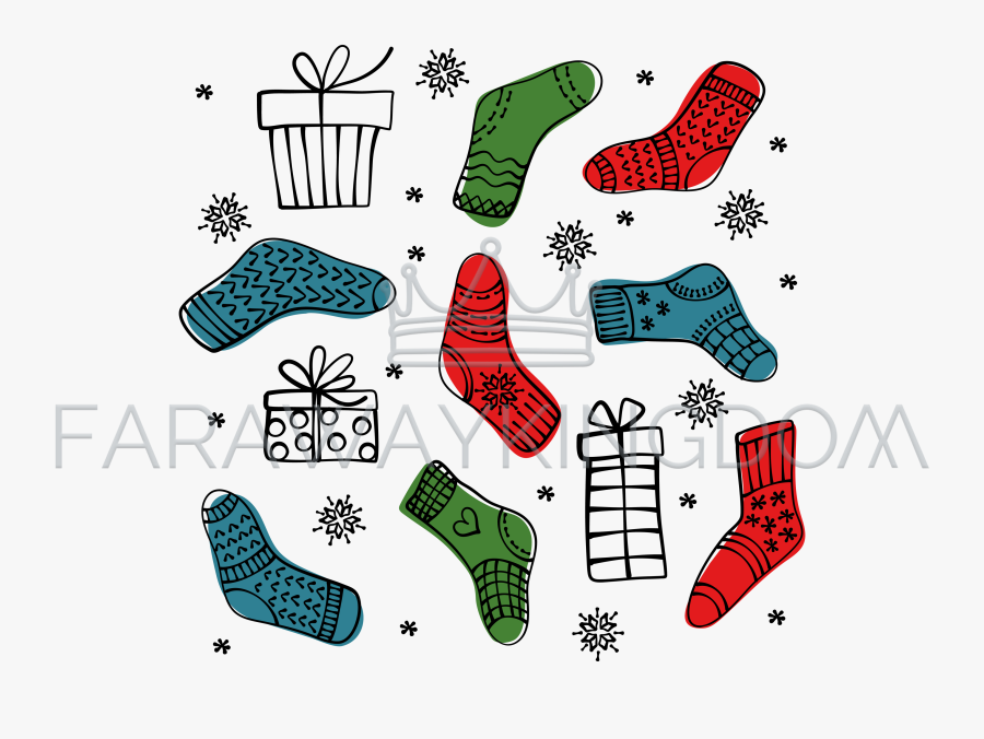 Calcetines De Cunpleaños, Transparent Clipart