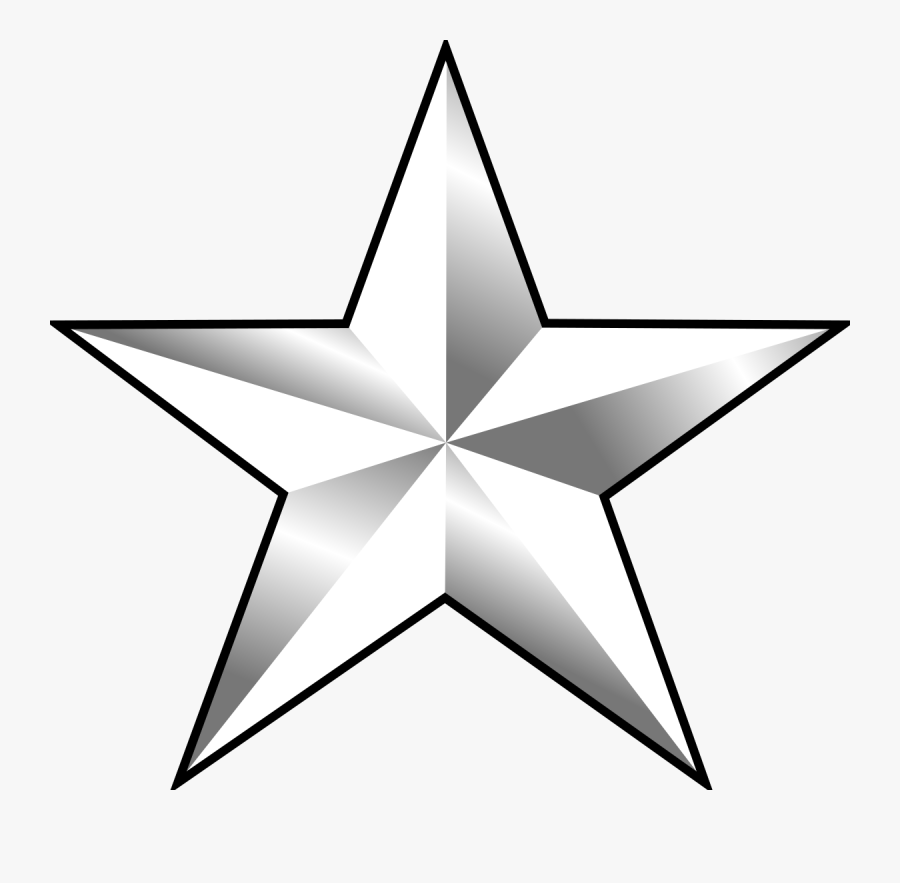 Military Leader General - Ranking Star Transparent Background, Transparent Clipart