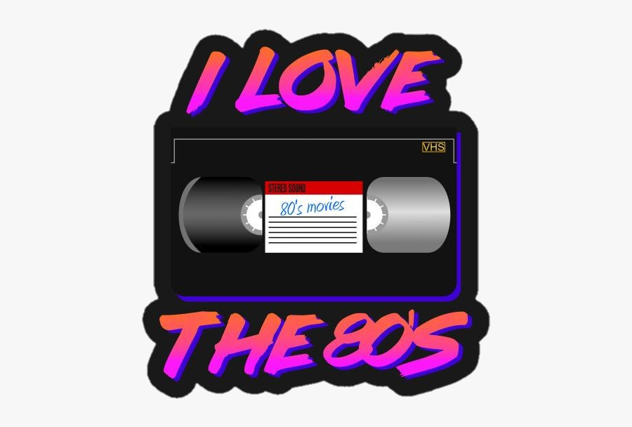 #vhs #tape #80s #ilovethe80s #daddybrad80 #daddybrad, Transparent Clipart