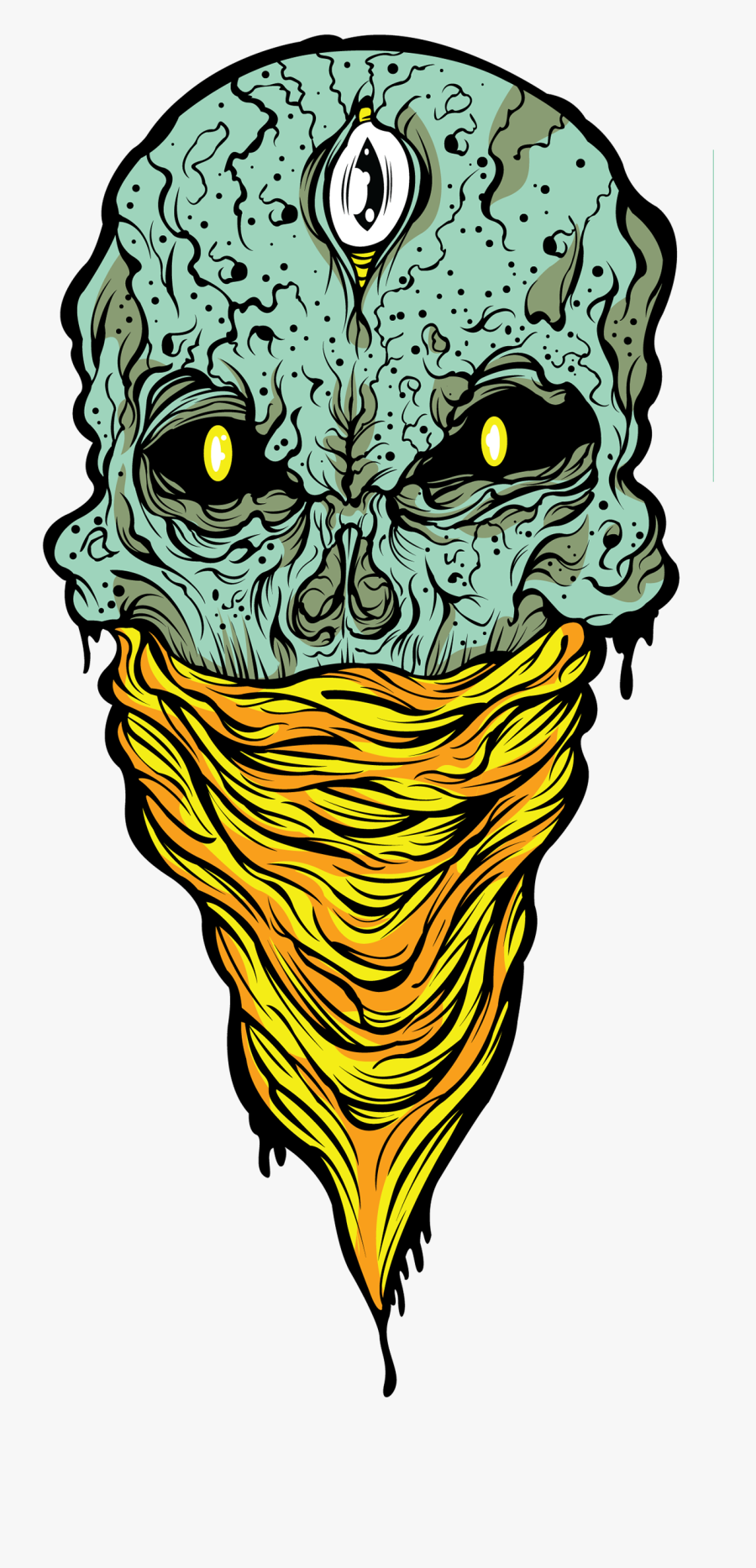 Nightmare Bandit Shirt / Sweatshirt Design For Designbyhumans - Illustration, Transparent Clipart