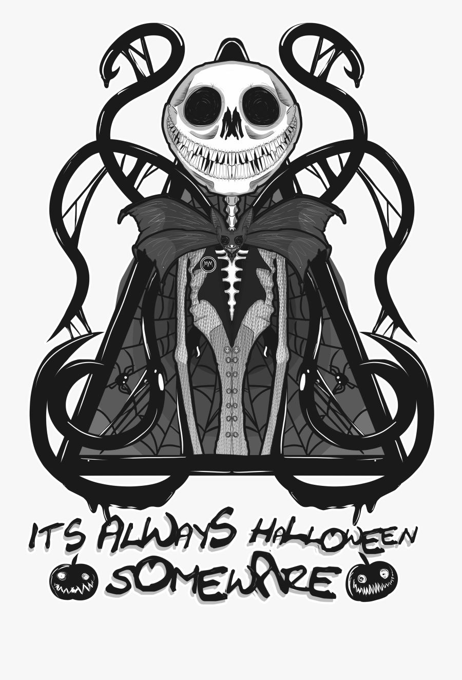 Nightmare Before Halloween - Illustration, Transparent Clipart