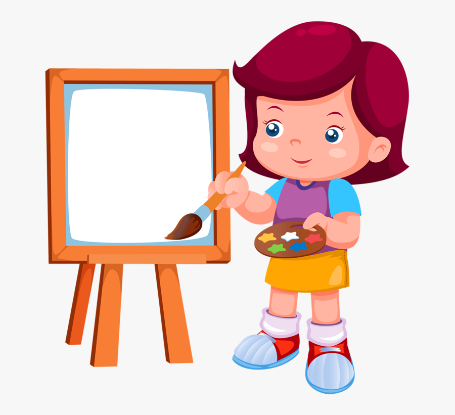 Png Daily Schedules - Children Painting Clipart, Transparent Clipart