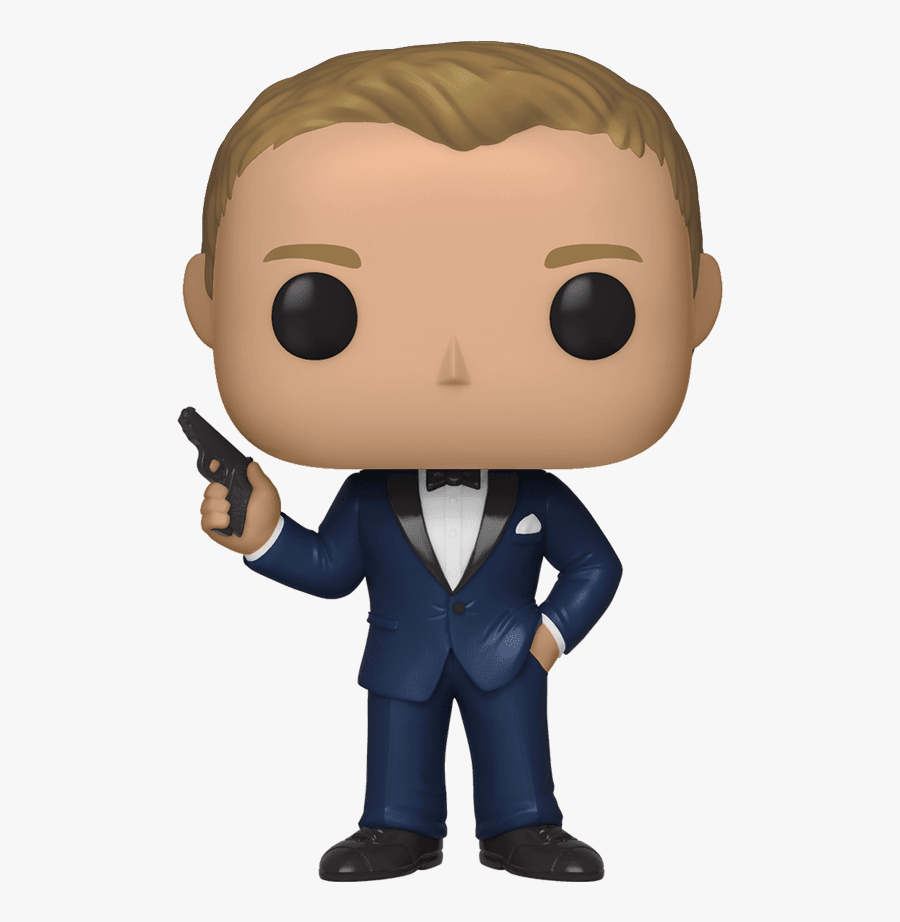 James Bond Funko Pop Daniel Craig, Transparent Clipart