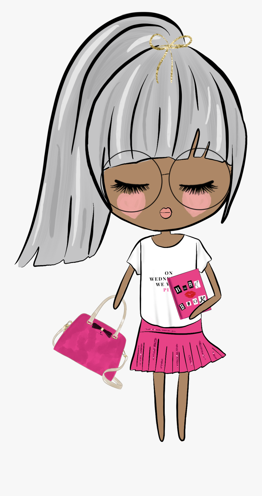 Mean Cartoon Girl Png, Transparent Clipart