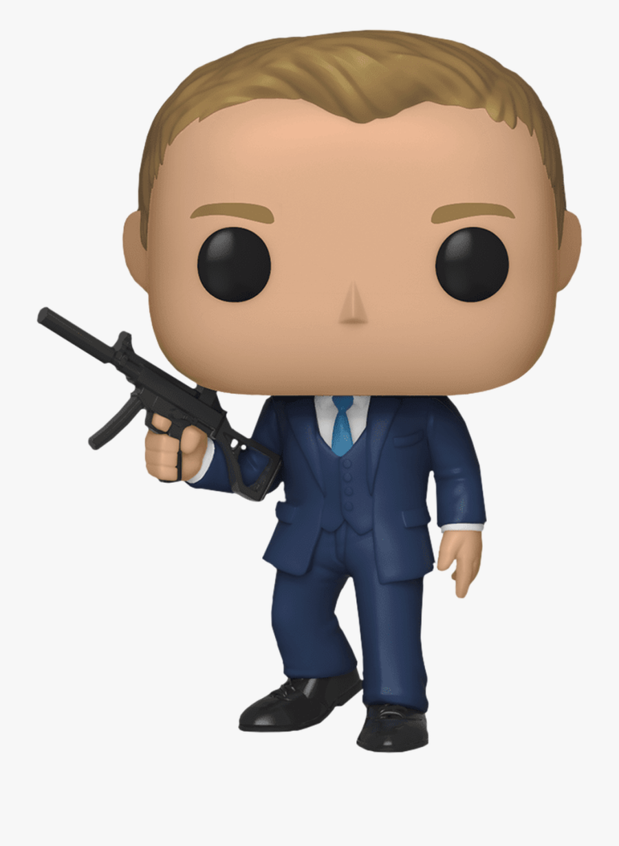 Quantum Of Solace - James Bond Funko Pop Daniel Craig, Transparent Clipart