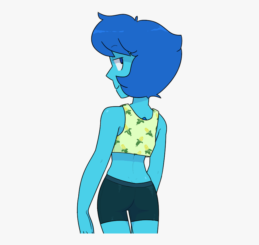 T-shirt Clothing Blue Green Facial Expression Fictional - Lapis In A Crop Top, Transparent Clipart