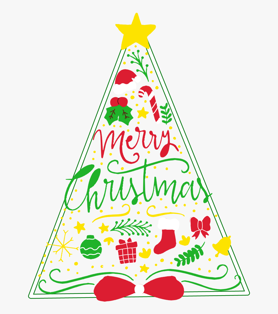 #christmas #christmastree #tree #decoration #red #green - Clipart Christmas, Transparent Clipart