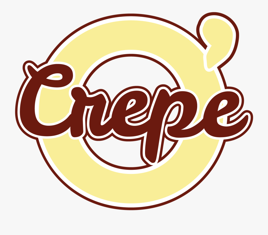 Crepe Clip Art - O Crepes Logo, Transparent Clipart