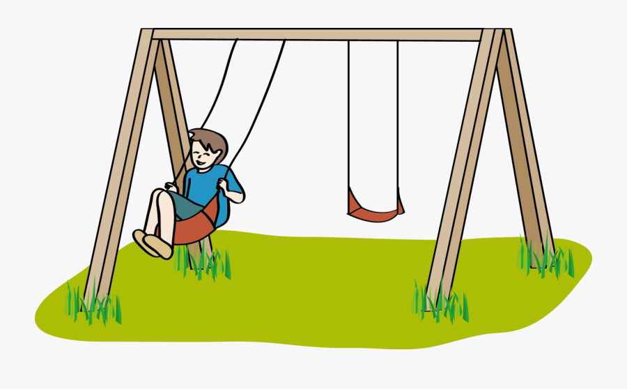 Playground Clipart Cartoon - Swing Clipart, Transparent Clipart