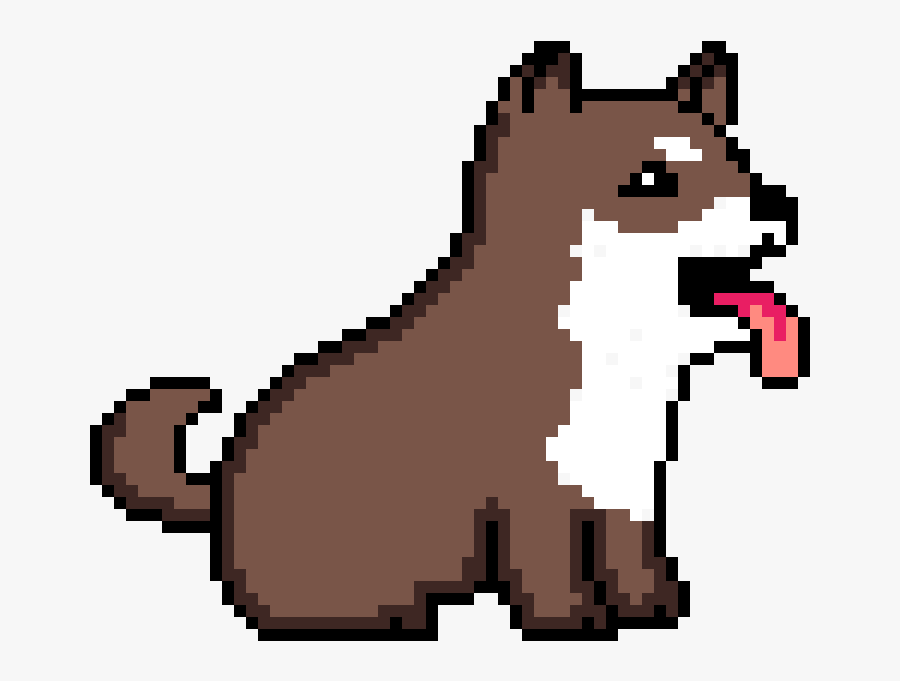 Shiba Inu Pixel Art, Transparent Clipart