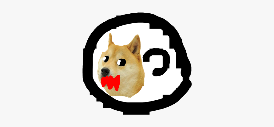 Doge Boo - Cartoon, Transparent Clipart