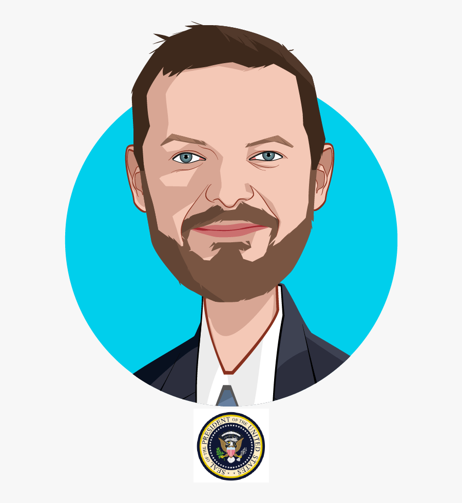 Main Caricature Of Joseph Grogan, Who Is Speaking At - President Of The United States, Transparent Clipart