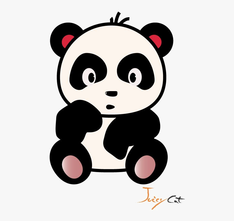 Cute Panda Png Transparent Image - Hinh Nen Gau Truc, Transparent Clipart