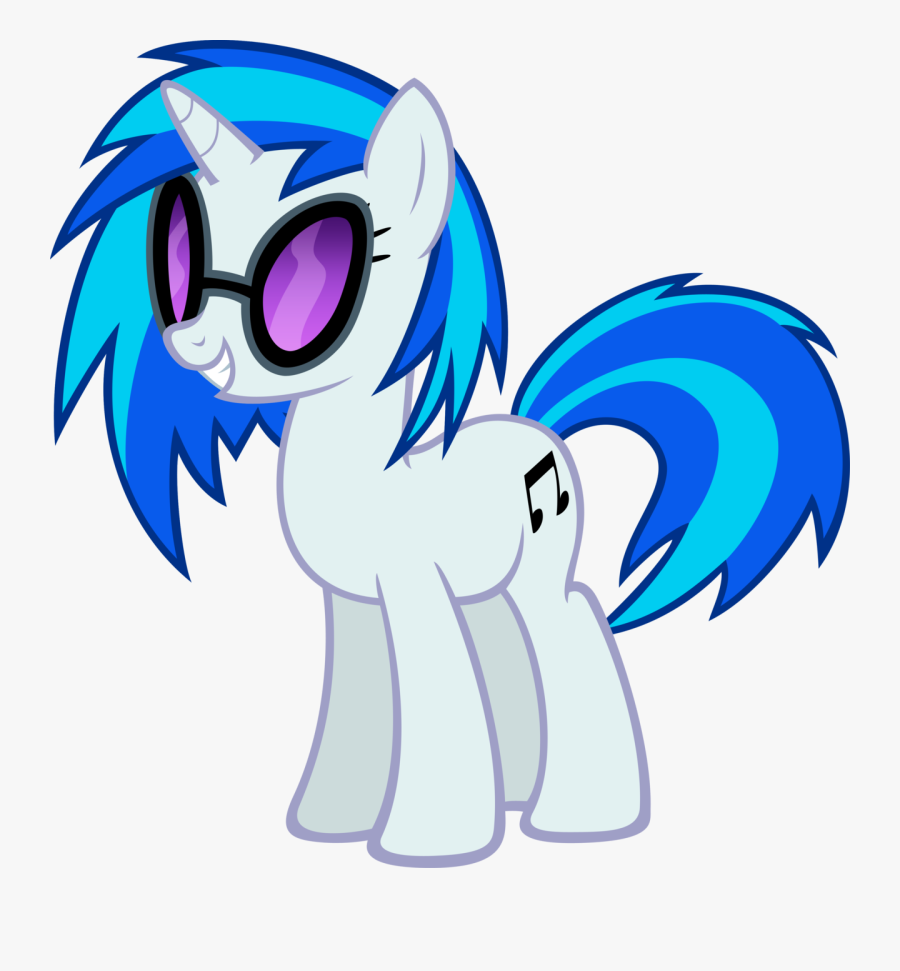 Rainbow Dash Rarity Pony Mammal Vertebrate Horse Like - Vinyl Scratch Pony, Transparent Clipart