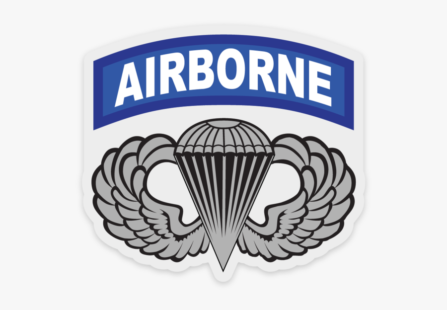 Airborne Sticker, Transparent Clipart