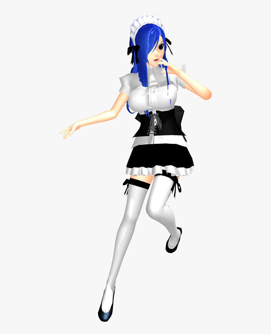 Mmd Ft Maid Juvia Dl By 2234083174 On Clipart Library - Touken Ranbu Akita Toushirou, Transparent Clipart
