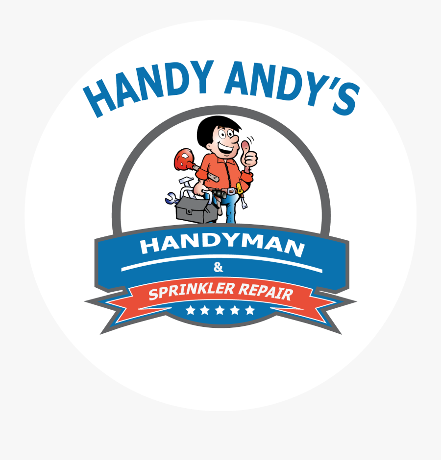 Handy Andy"s Handyman & Sprinkler Repair - Label, Transparent Clipart
