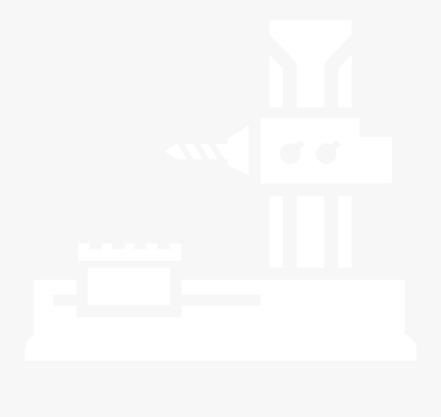 Cnc Lathes Icon - Emblem, Transparent Clipart