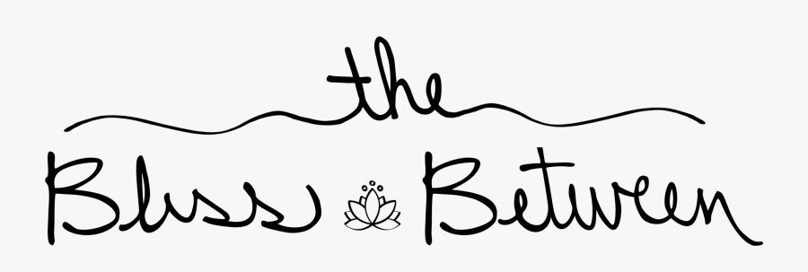 The Bliss Between - Calligraphy, Transparent Clipart